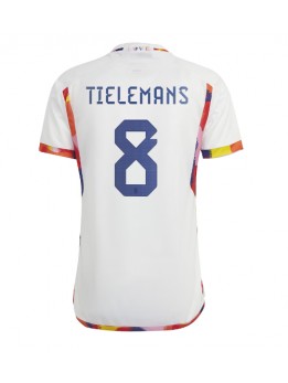 Belgien Youri Tielemans #8 Auswärtstrikot WM 2022 Kurzarm